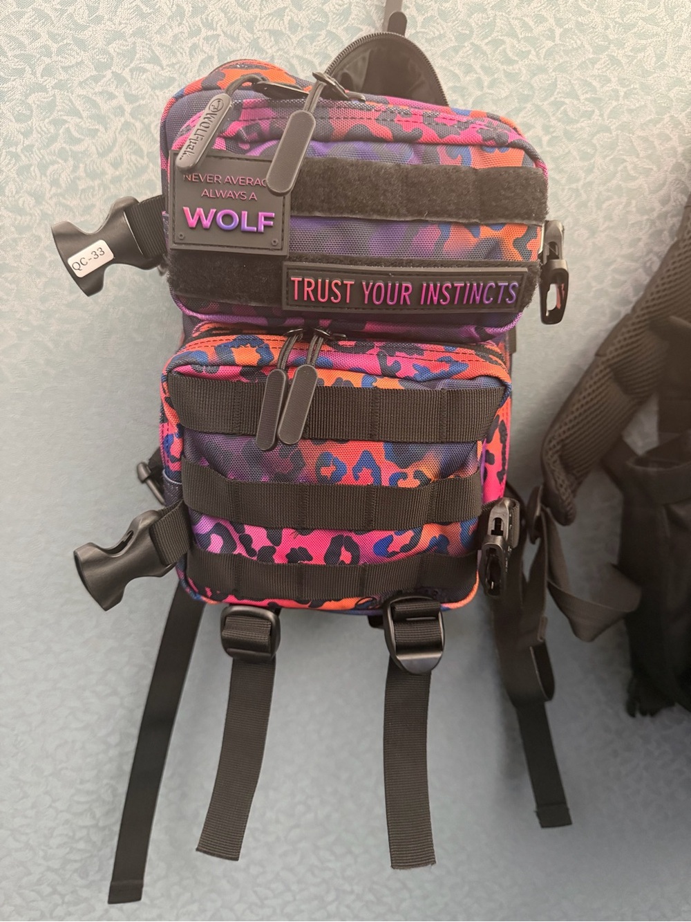 WOLFpak 9L Mini Neon Leopard Backpack – Rare Limited Edition – Like New